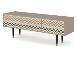 Móvel De Tv* Mueble de TV - 170х59х48 cm - T4 - Bright Ripple, Latte Bege