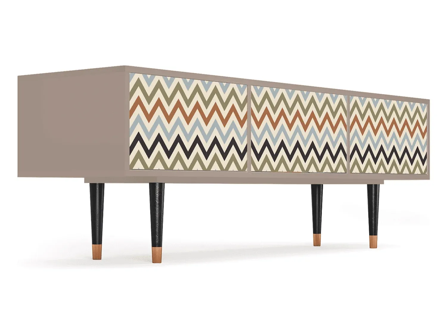 Móvel De Tv* Mueble de TV - 170х59х48 cm - T4 - Bright Ripple, Latte Bege