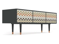 Best Mueble de TV - 170х59х48 cm - T4 - Bright Ripple, Antracite Cinza antracite