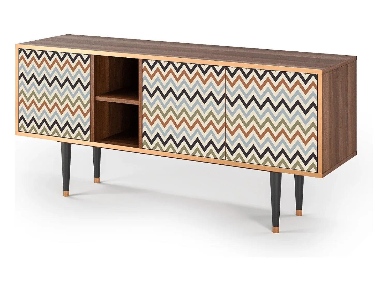 Mueble de TV - 150х69х41 cm - T5 - Bright Ripple, Nogueira^ Móvel De Tv