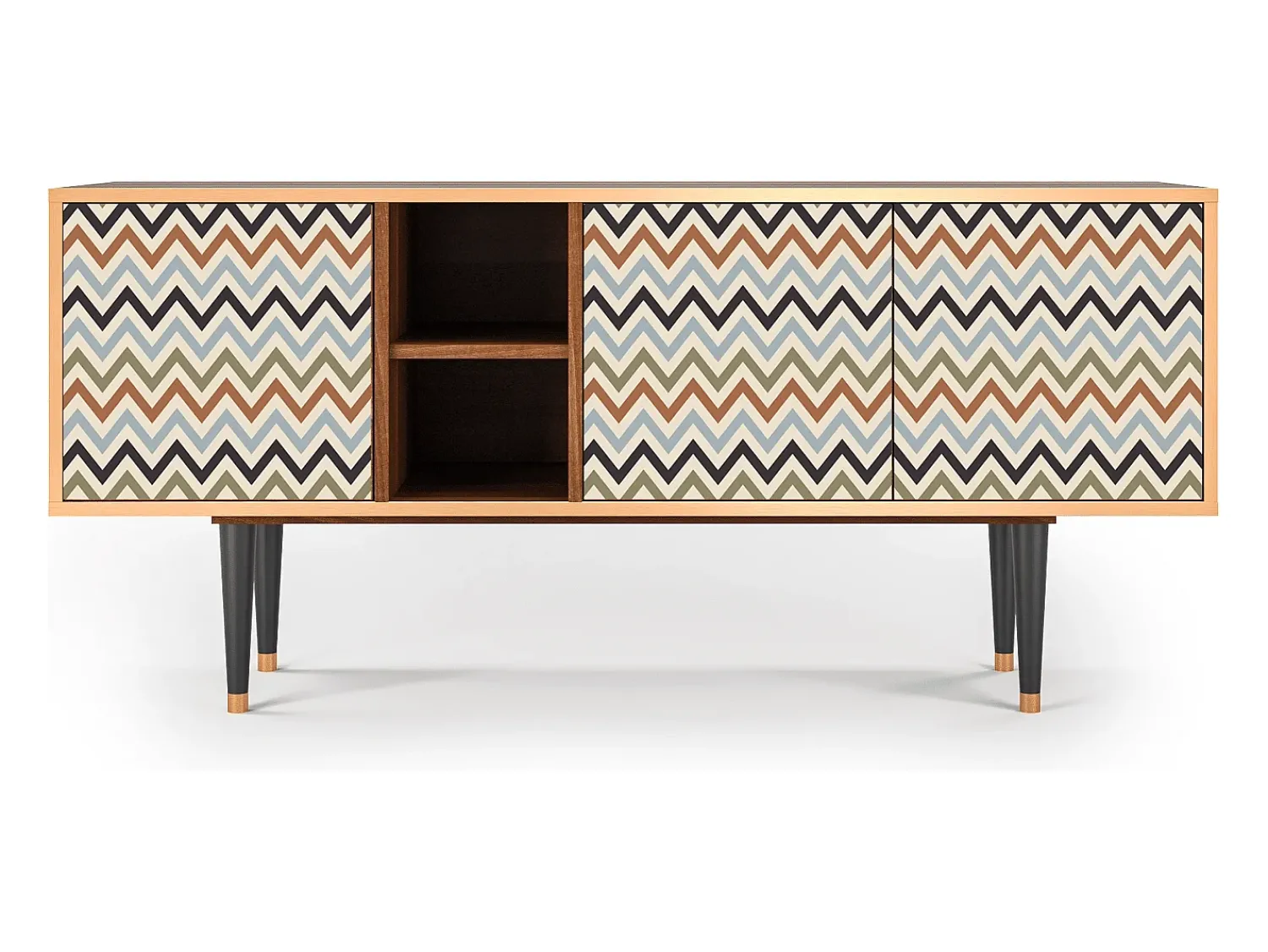 Mueble de TV - 150х69х41 cm - T5 - Bright Ripple, Nogueira^ Móvel De Tv