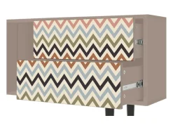 Sale Mueble de TV - 170х69х48 cm - T1 - Bright Ripple, Latte Bege