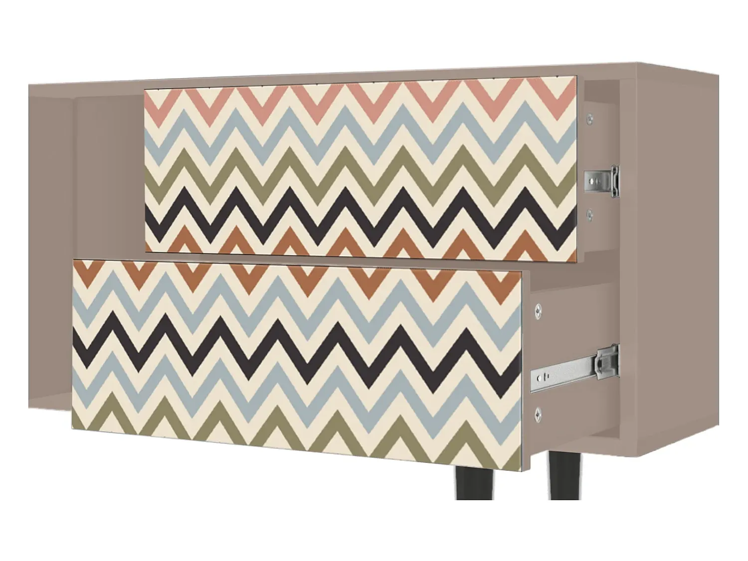 Sale Mueble de TV - 170х69х48 cm - T1 - Bright Ripple, Latte Bege