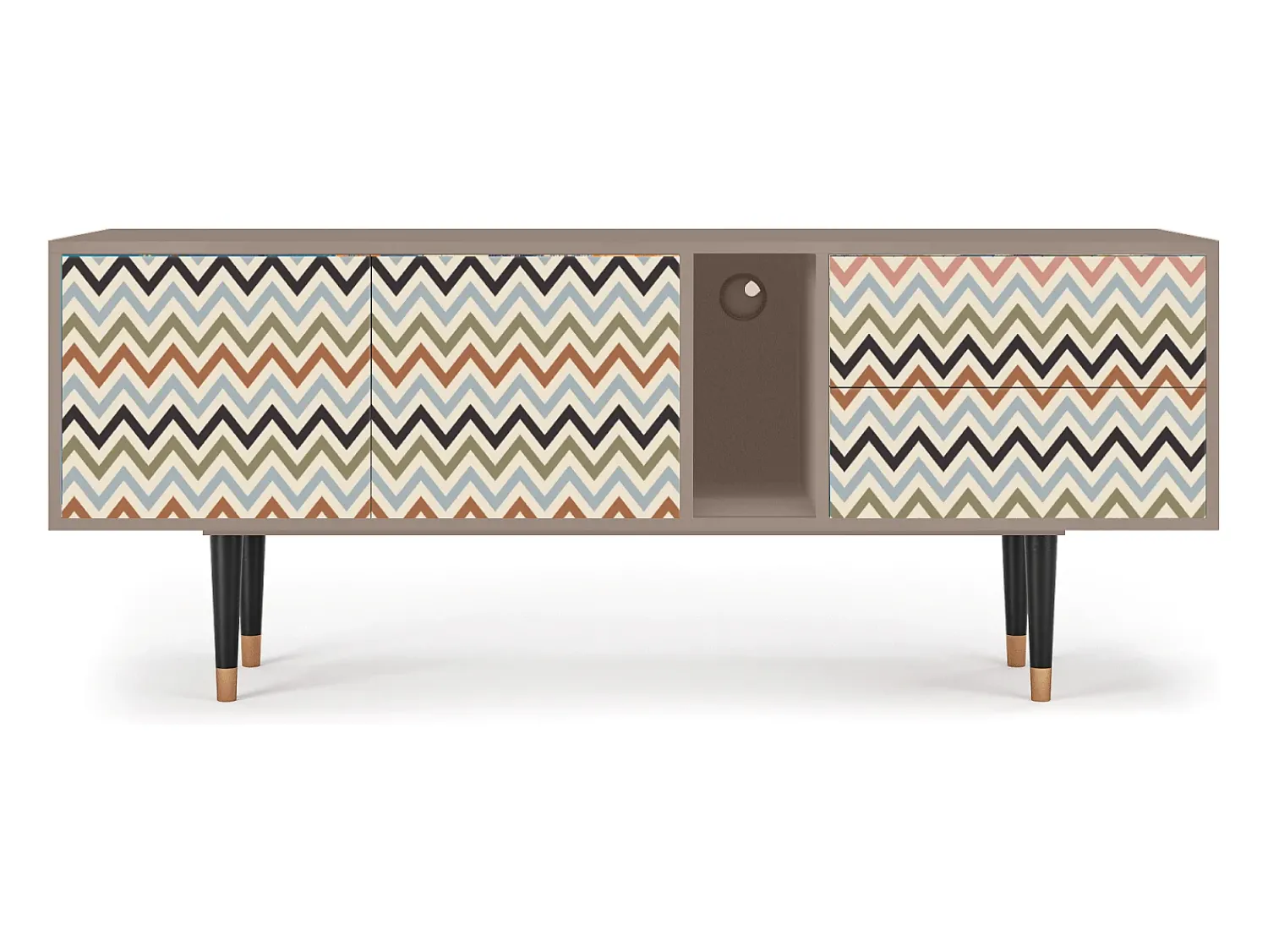 Sale Mueble de TV - 170х69х48 cm - T1 - Bright Ripple, Latte Bege