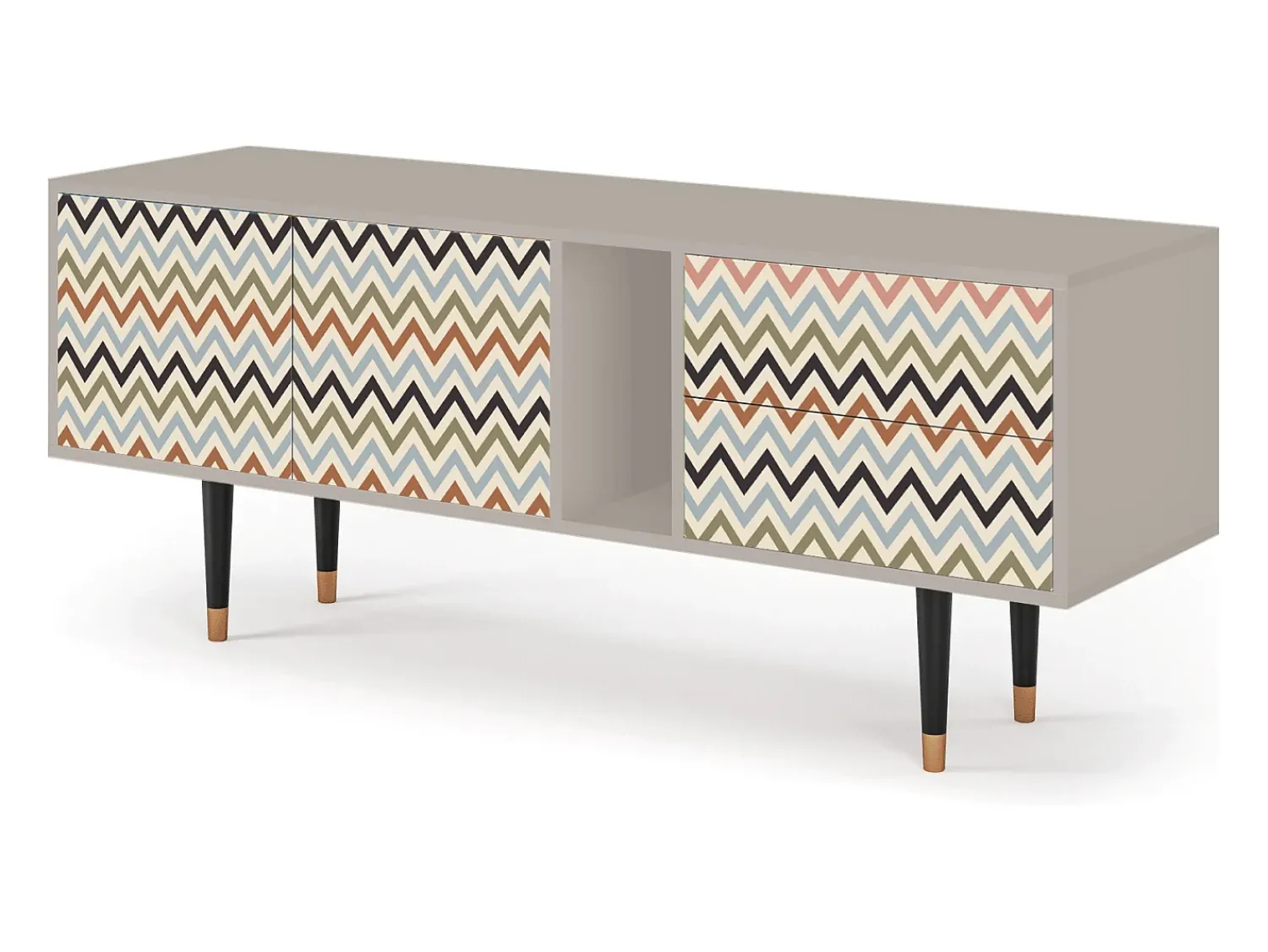 Mueble de TV - 170х69х48 cm - T1 - Bright Ripple, Areia^ Móvel De Tv