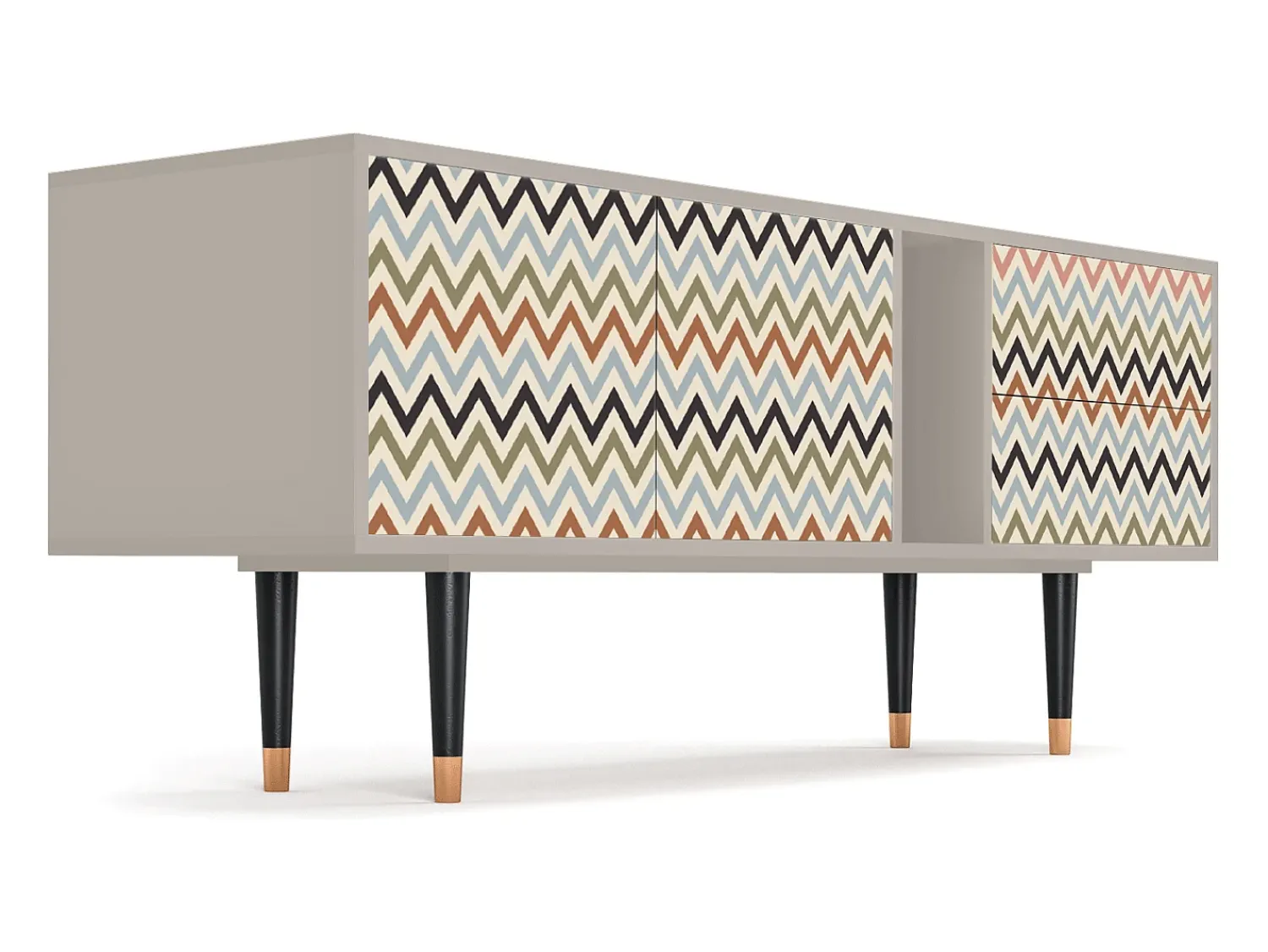 Mueble de TV - 170х69х48 cm - T1 - Bright Ripple, Areia^ Móvel De Tv