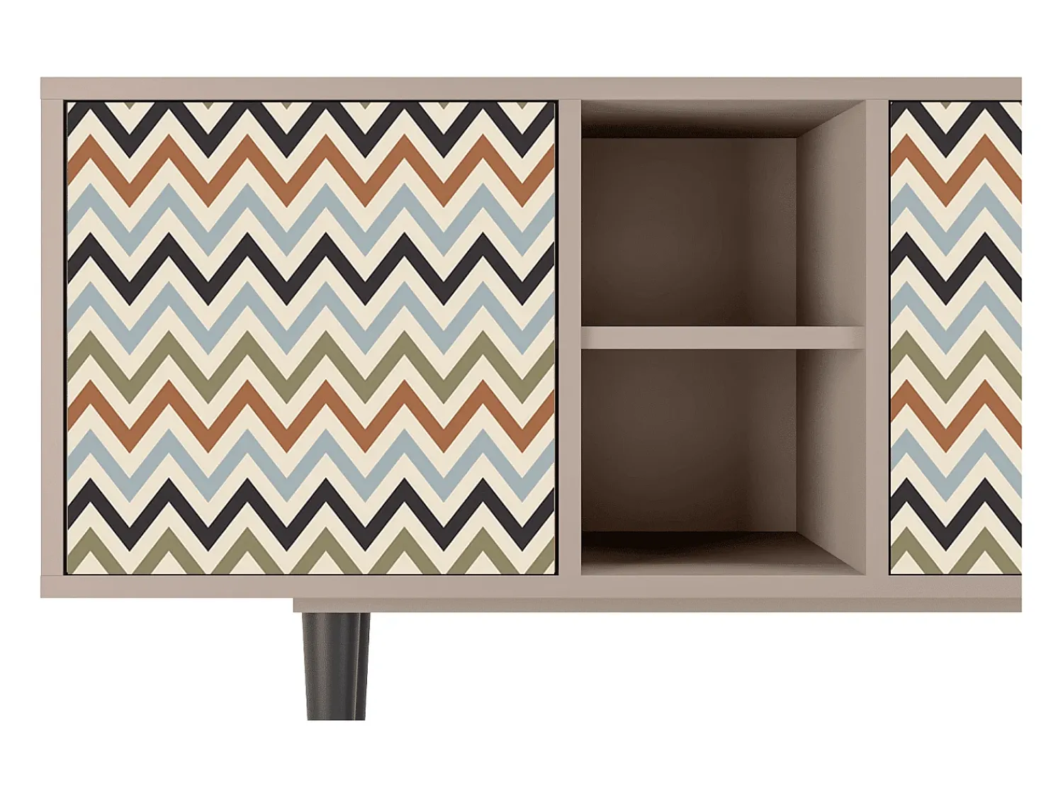 Mueble de TV - 150х69х41 cm - T5 - Bright Ripple, Latte^ Móvel De Tv