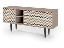 Mueble de TV - 150х69х41 cm - T5 - Bright Ripple, Latte^ Móvel De Tv