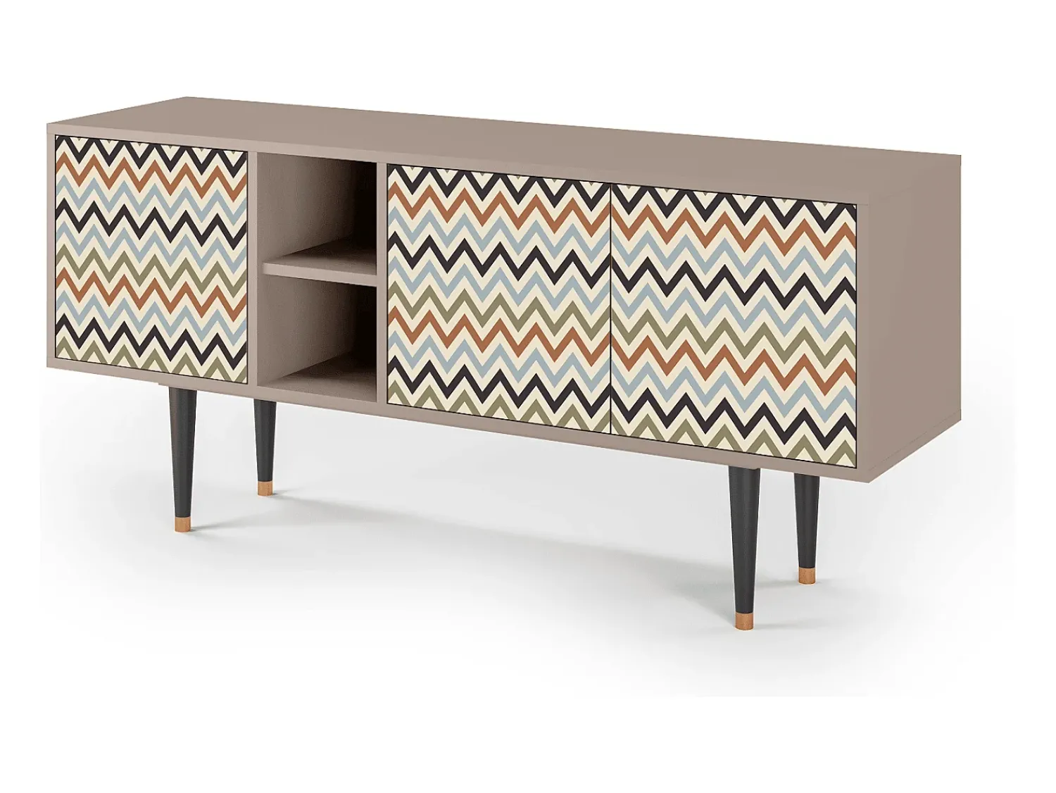 Mueble de TV - 150х69х41 cm - T5 - Bright Ripple, Latte^ Móvel De Tv