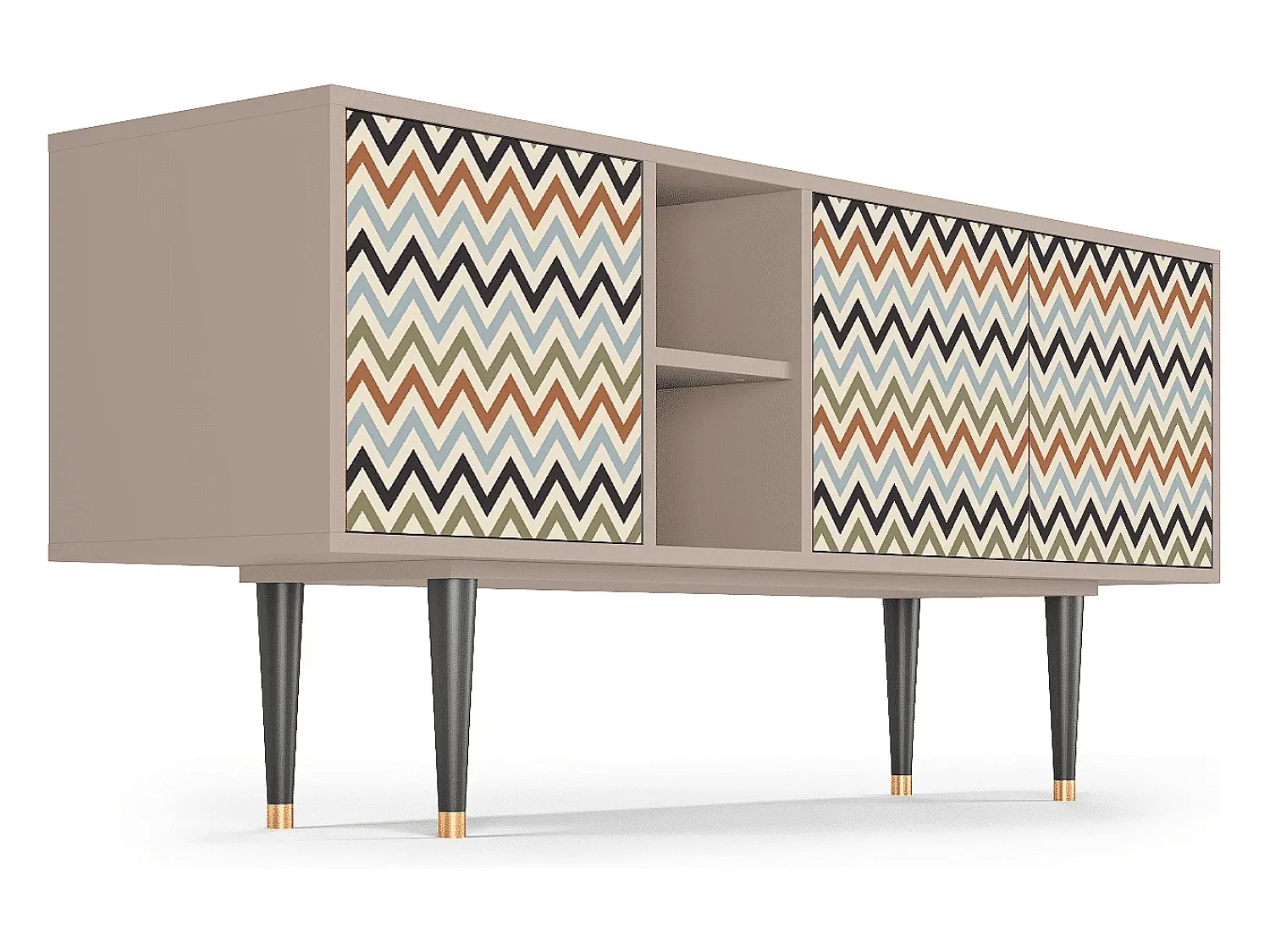 Mueble de TV - 150х69х41 cm - T5 - Bright Ripple, Latte^ Móvel De Tv