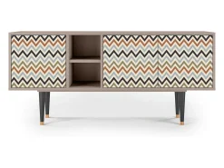Mueble de TV - 150х69х41 cm - T5 - Bright Ripple, Latte^ Móvel De Tv
