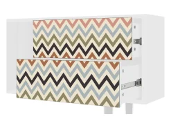 Clearance Mueble de TV - 170х69х48 cm - T1 - Bright Ripple, Branco Bege