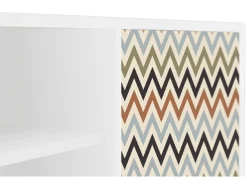 Online Mueble de TV - 170х69х48 cm - T2 - Bright Ripple, Branco Bege