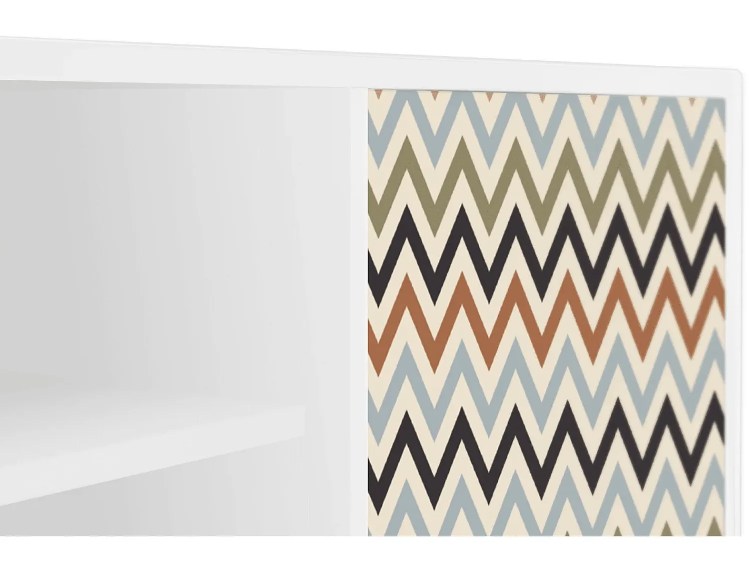 Online Mueble de TV - 170х69х48 cm - T2 - Bright Ripple, Branco Bege