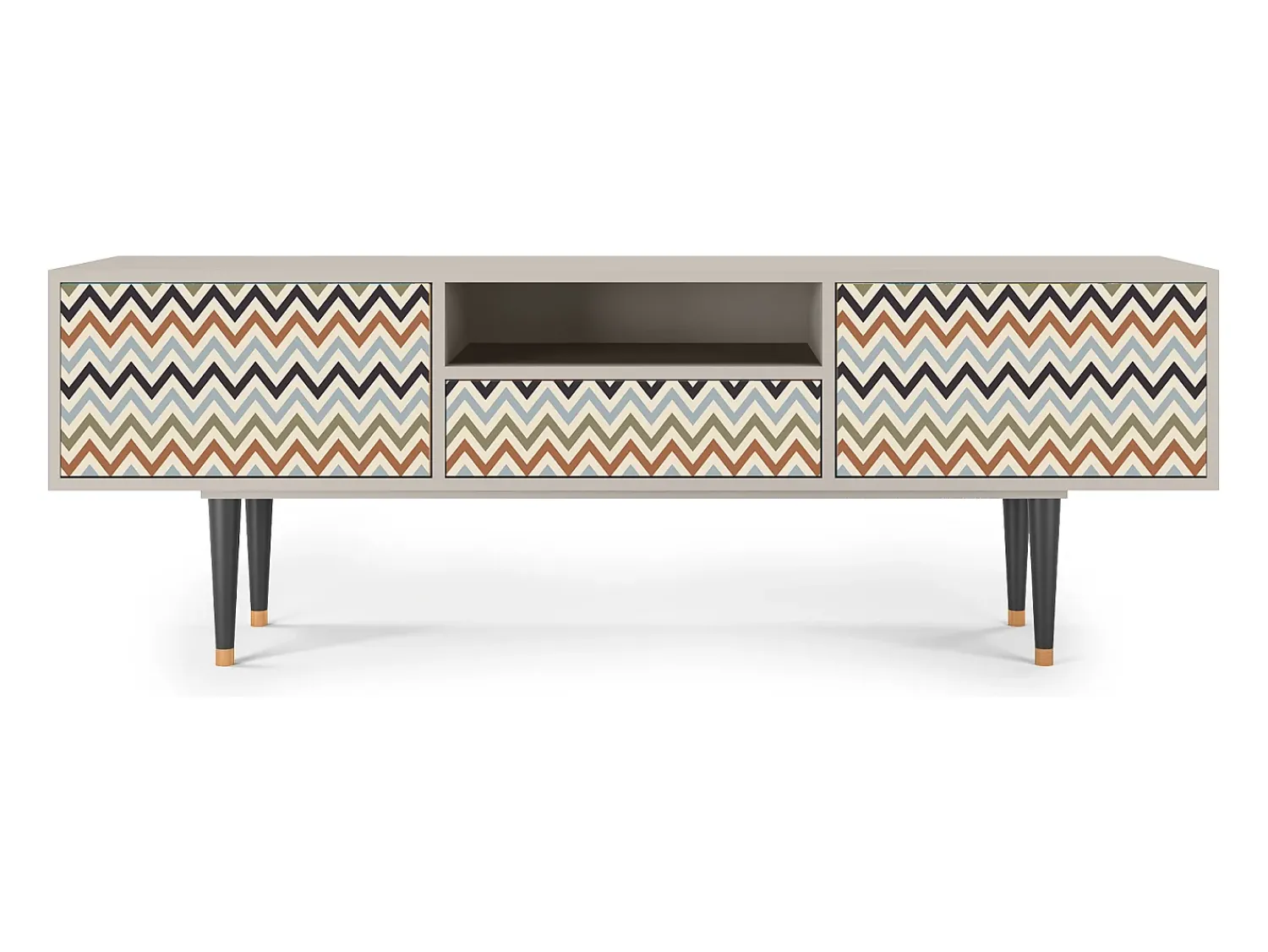 Mueble de TV - 170х59х41 cm - T6 - Bright Ripple, Areia^ Móvel De Tv