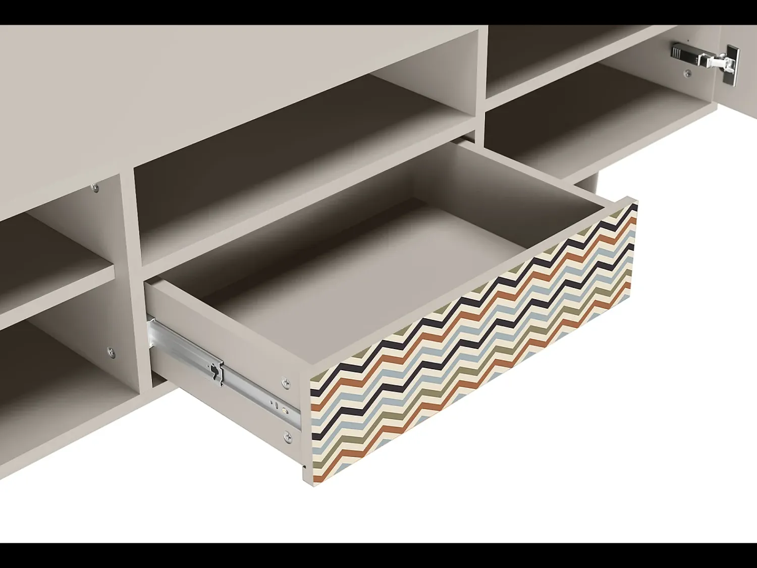 Mueble de TV - 170х59х41 cm - T6 - Bright Ripple, Areia^ Móvel De Tv