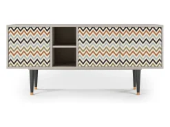 Mueble de TV - 150х69х41 cm - T5 - Bright Ripple, Areia^ Móvel De Tv