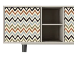 Mueble de TV - 150х69х41 cm - T5 - Bright Ripple, Areia^ Móvel De Tv