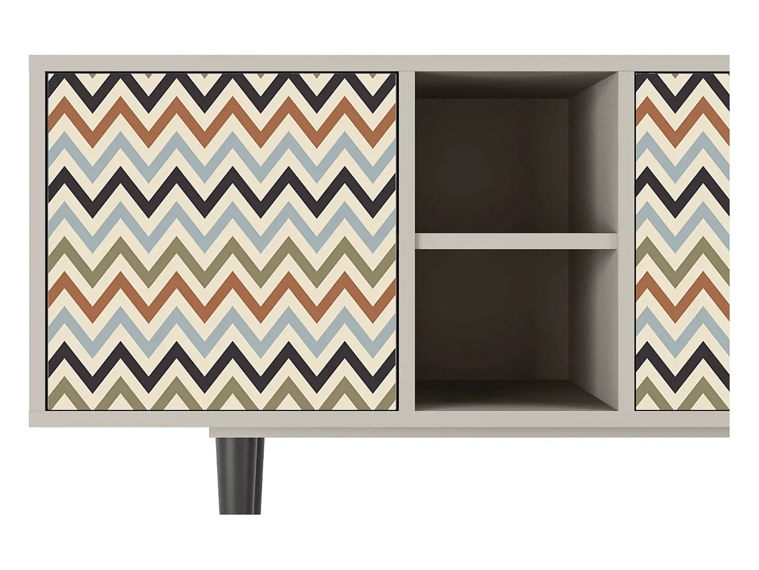 Mueble de TV - 150х69х41 cm - T5 - Bright Ripple, Areia^ Móvel De Tv