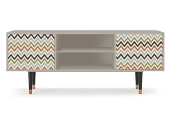 Discount Mueble de TV - 170х69х48 cm - T2 - Bright Ripple, Areia Bege