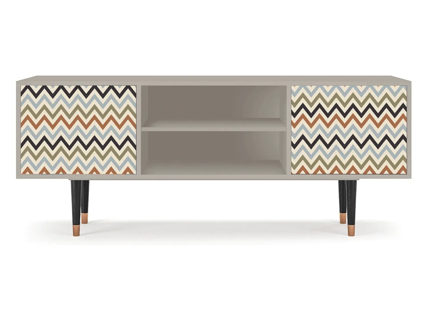 Discount Mueble de TV - 170х69х48 cm - T2 - Bright Ripple, Areia Bege