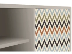 Discount Mueble de TV - 170х69х48 cm - T2 - Bright Ripple, Areia Bege