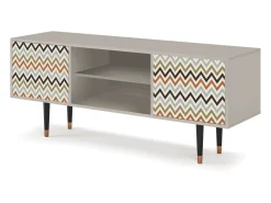 Discount Mueble de TV - 170х69х48 cm - T2 - Bright Ripple, Areia Bege