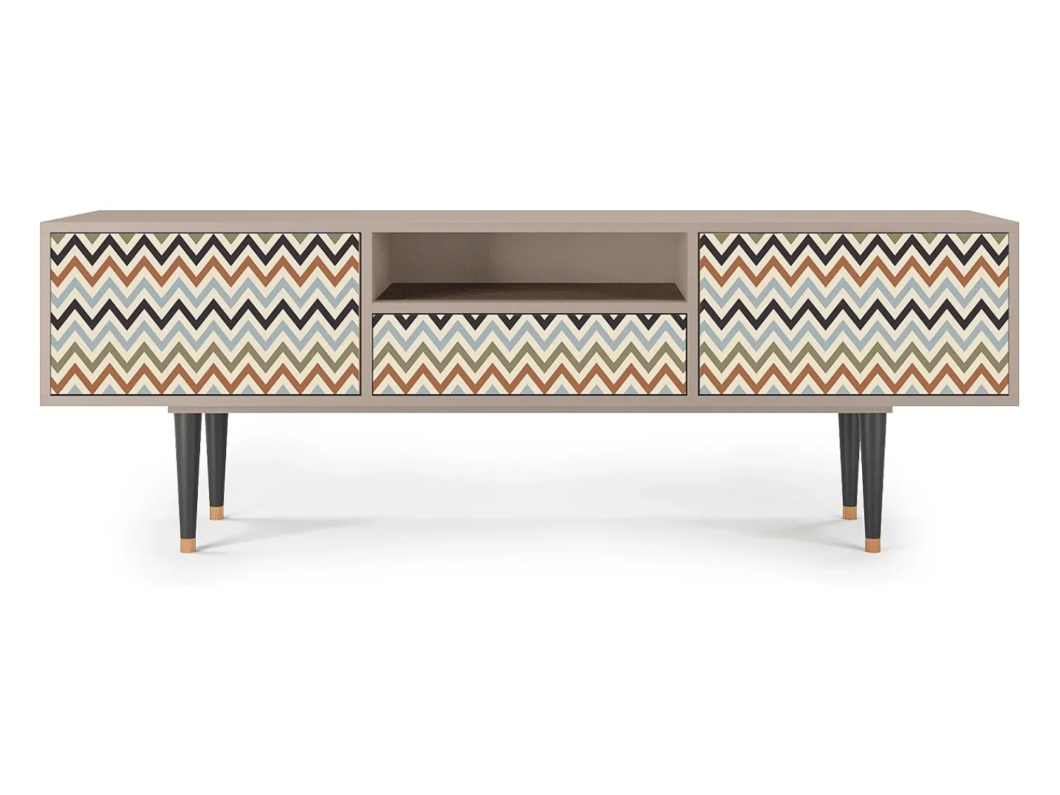 Mueble de TV - 170х59х41 cm - T6 - Bright Ripple, Latte^ Móvel De Tv