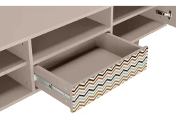 Mueble de TV - 170х59х41 cm - T6 - Bright Ripple, Latte^ Móvel De Tv