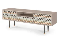 Mueble de TV - 170х59х41 cm - T6 - Bright Ripple, Latte^ Móvel De Tv