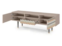 Mueble de TV - 170х59х41 cm - T6 - Bright Ripple, Latte^ Móvel De Tv