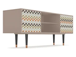 Mueble de TV - 170х69х48 cm - T2 - Bright Ripple, Latte^ Móvel De Tv