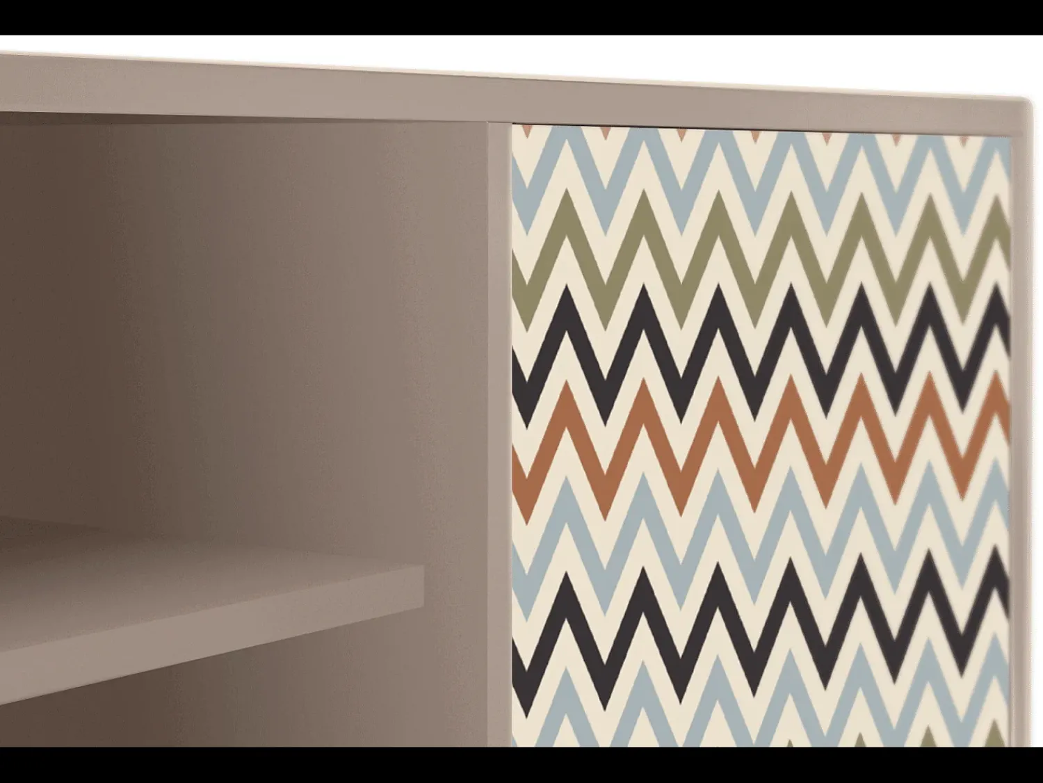 Mueble de TV - 170х69х48 cm - T2 - Bright Ripple, Latte^ Móvel De Tv