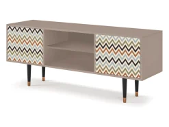 Mueble de TV - 170х69х48 cm - T2 - Bright Ripple, Latte^ Móvel De Tv