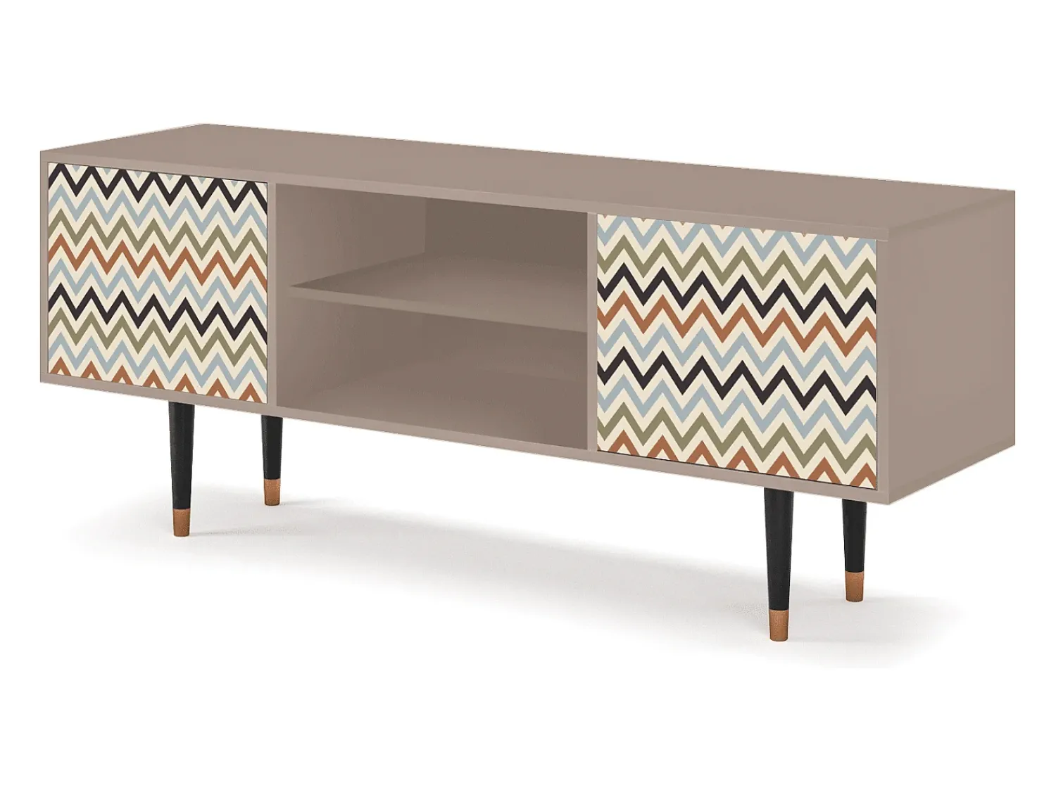 Mueble de TV - 170х69х48 cm - T2 - Bright Ripple, Latte^ Móvel De Tv