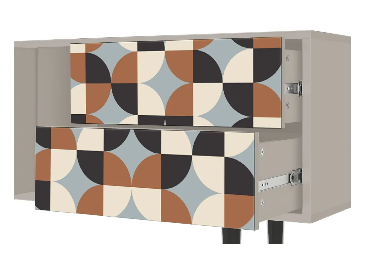 Móvel De Tv| Mueble de TV - 170х69х48 cm - T1 - Brown Sensation, Areia Bege