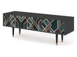 Mueble de TV - 170х59х48 cm - T4 - Bronze Crossroad, Antracite^ Móvel De Tv