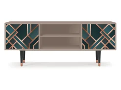 Móvel De Tv| Mueble de TV - 170х69х48 cm - T2 - Bronze Crossroad, Latte Bege