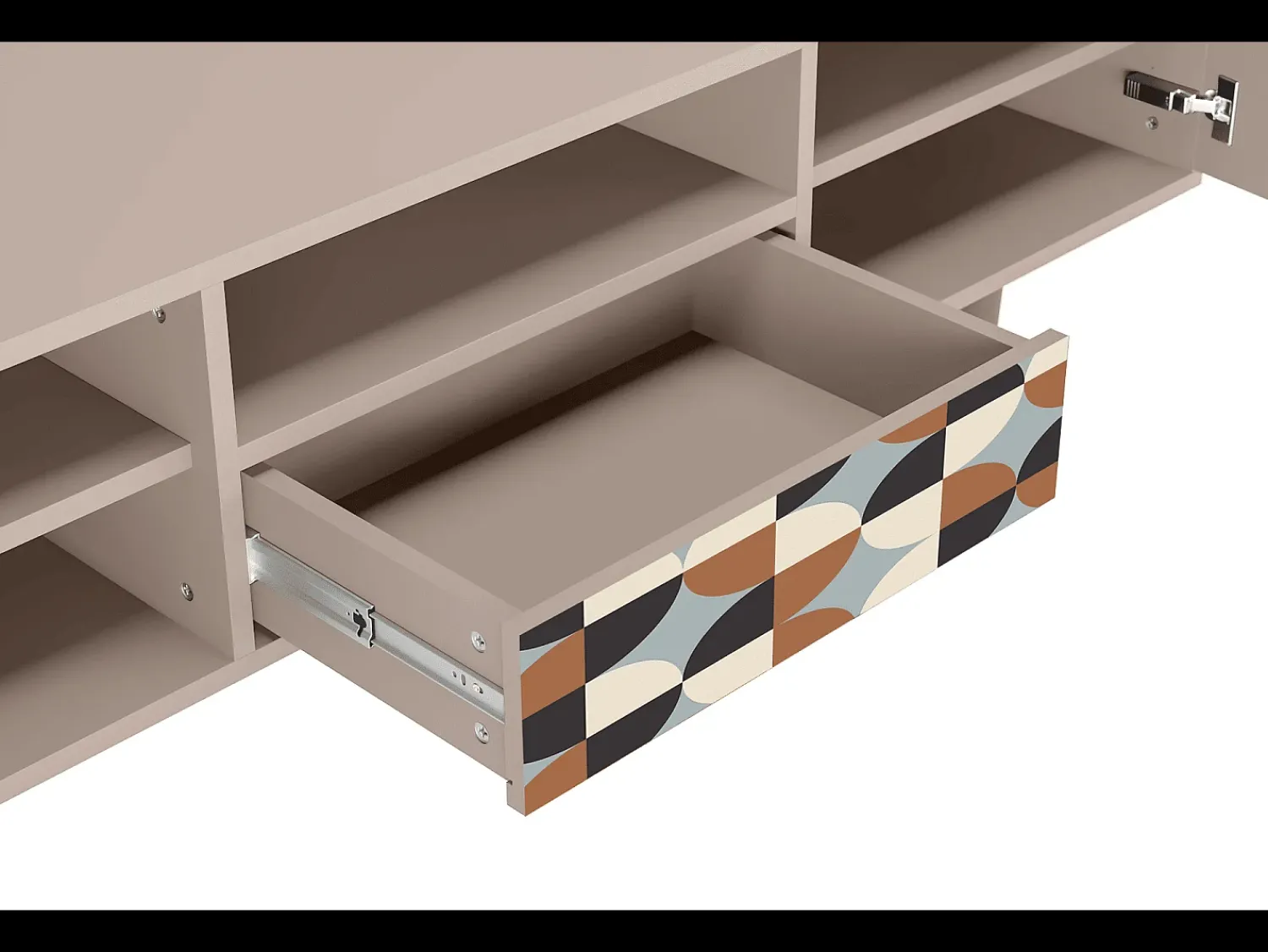 Móvel De Tv| Mueble de TV - 170х59х41 cm - T6 - Brown Sensation, Latte Bege