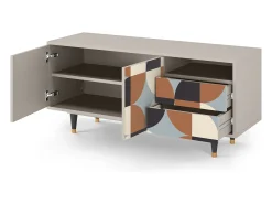 Hot Mueble de TV - 125х56х41 cm - T7 - Brown Sensation, Areia Bege