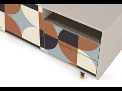 Hot Mueble de TV - 125х56х41 cm - T7 - Brown Sensation, Areia Bege