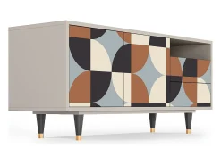 Hot Mueble de TV - 125х56х41 cm - T7 - Brown Sensation, Areia Bege
