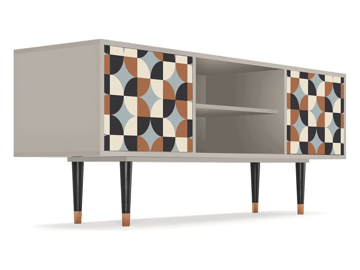 Mueble de TV - 170х69х48 cm - T2 - Brown Sensation, Areia Bege