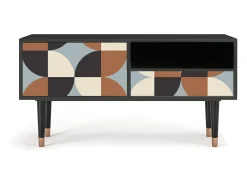 Móvel De Tv| Mueble de TV - 115х59х48 cm - T3 - Brown Sensation, Antracite Cinza antracite