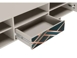 Móvel De Tv* Mueble de TV - 170х59х41 cm - T6 - Bronze Crossroad, Areia Bege