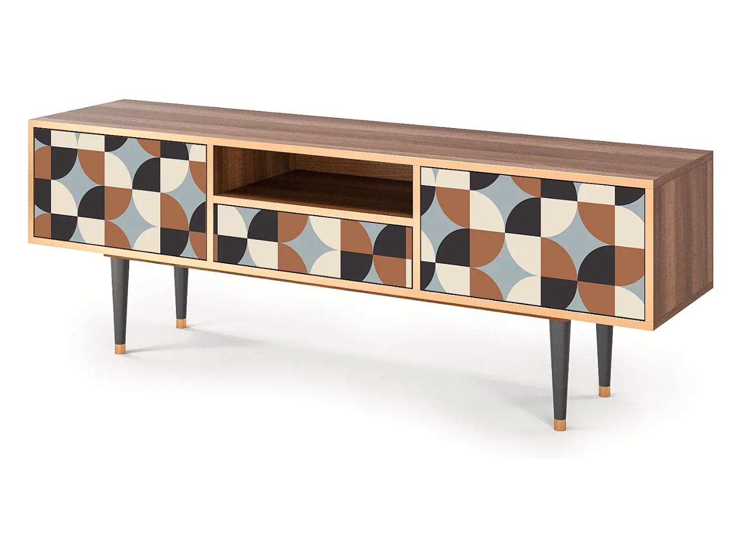 Mueble de TV - 170х59х41 cm - T6 - Brown Sensation, Nogueira^ Móvel De Tv