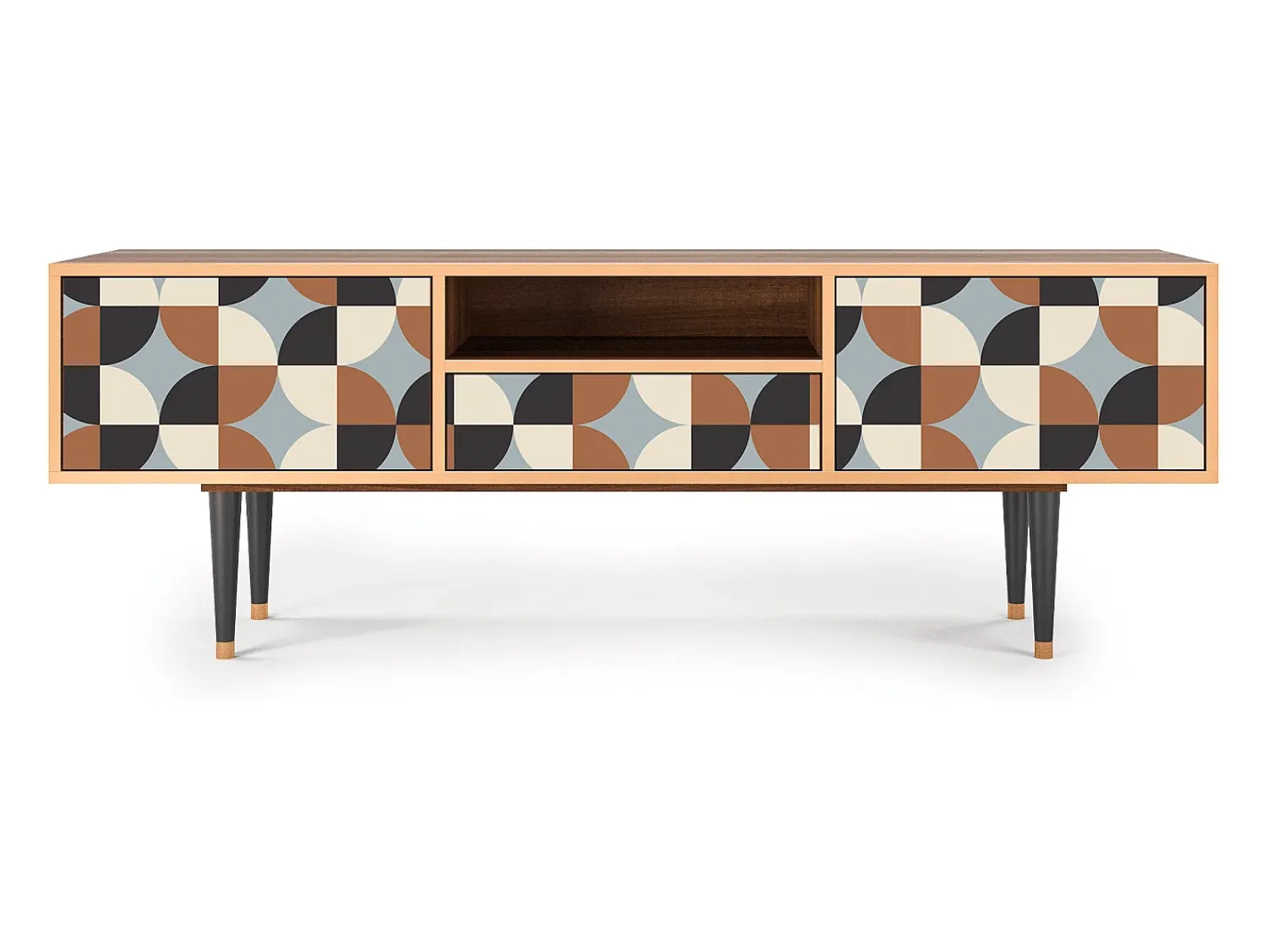 Mueble de TV - 170х59х41 cm - T6 - Brown Sensation, Nogueira^ Móvel De Tv