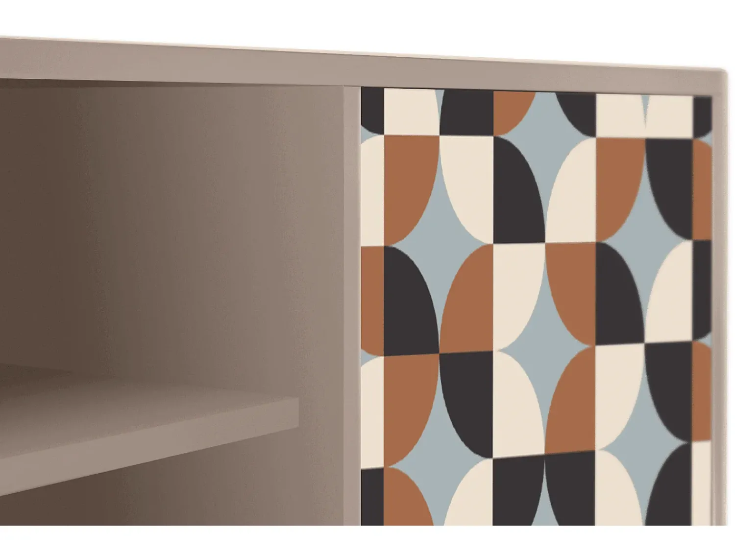 Móvel De Tv* Mueble de TV - 170х69х48 cm - T2 - Brown Sensation, Latte Bege