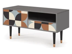 Mueble de TV - 115х59х48 cm - T3 - Brown Sensation, Cinza^ Móvel De Tv