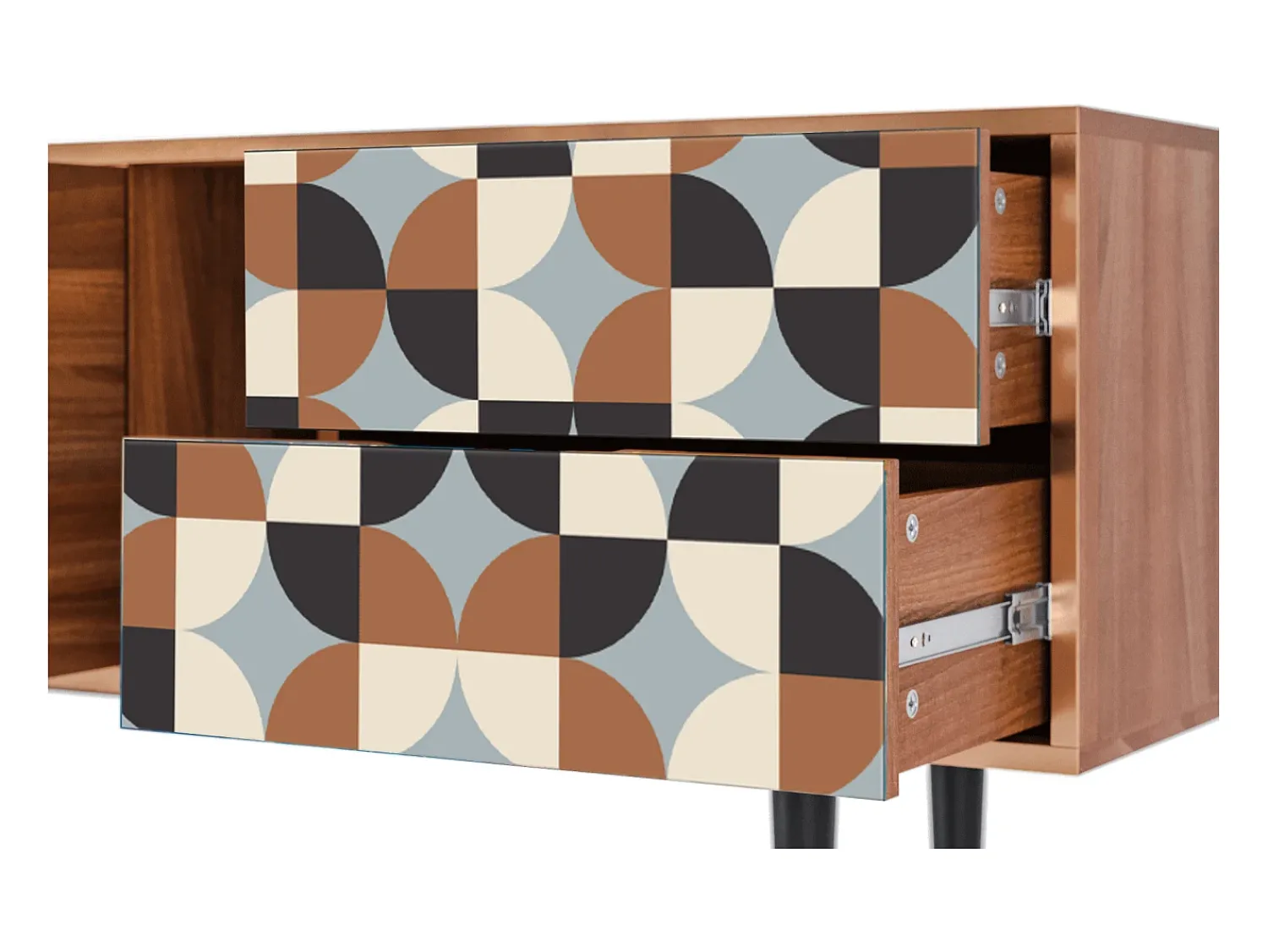 New Mueble de TV - 170х69х48 cm - T1 - Brown Sensation, Nogueira Castanho